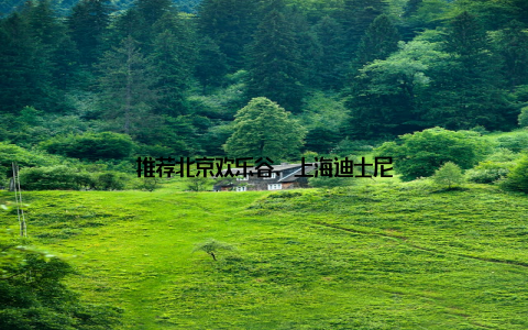 推荐北京欢乐谷、上海迪士尼