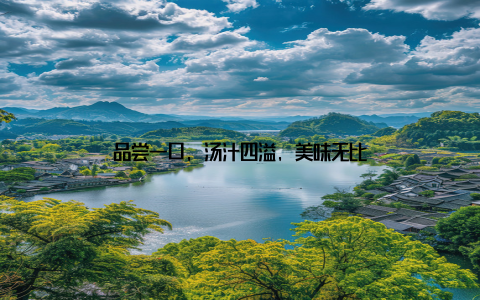 品尝一口, 汤汁四溢, 美味无比