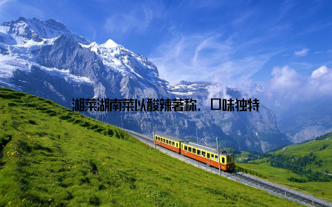 湘菜湖南菜以酸辣著称, 口味独特