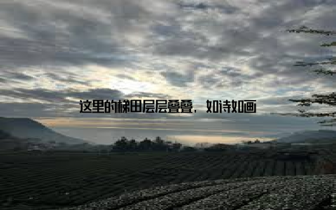 这里的梯田层层叠叠, 如诗如画